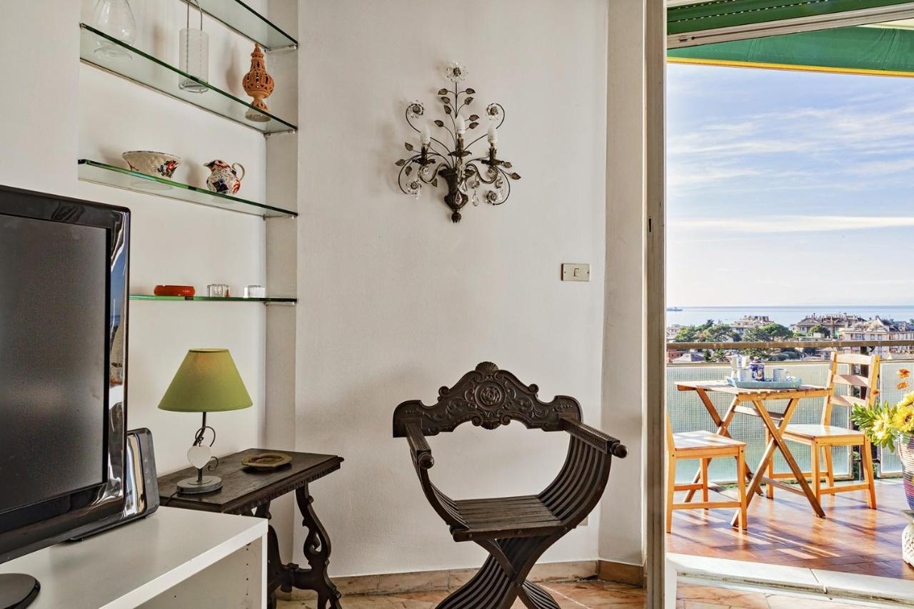 Homey Seaview Apartment By Wonderful Italy Genoa Bagian luar foto